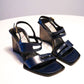 MFR Sapphire Leather Wedges | 37