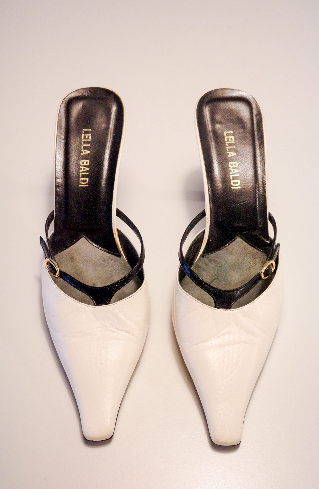 Lella Baldi Ivory Thong Mules | 40