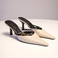 Lella Baldi Ivory Thong Mules | 40
