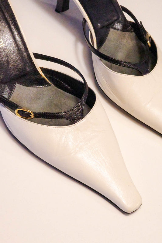 Lella Baldi Ivory Thong Mules | 40