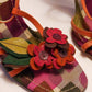 Miu Miu Argyle Floral Leather Heels | 37.5