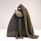 Dove Grey Satin Evening Bag