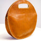 Artisanal Leather Moon Bag