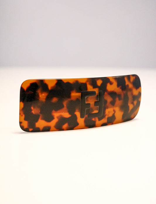 Fendi Tortoiseshell Barrette