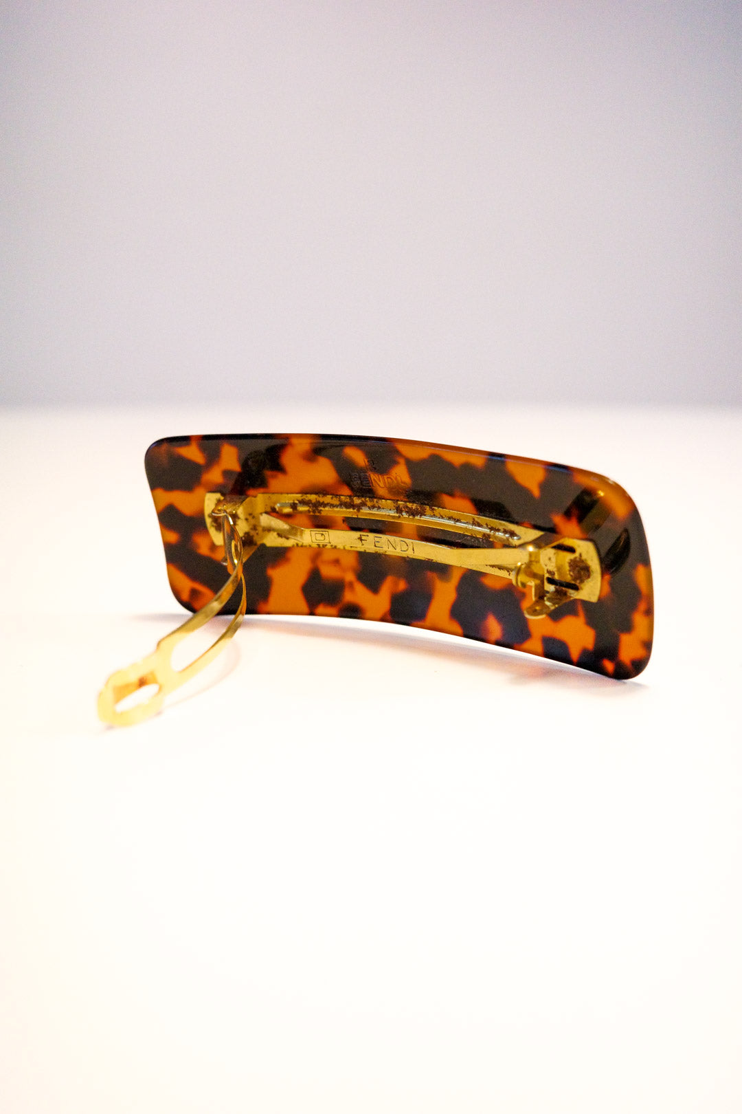 Fendi Tortoiseshell Barrette