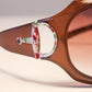 Gucci Taupe Horsebit Mask Sunglasses