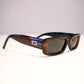 Gucci Chestnut Rectangular Sunglasses