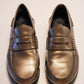 Dolce & Gabbana Sage Leather Loafers | 8