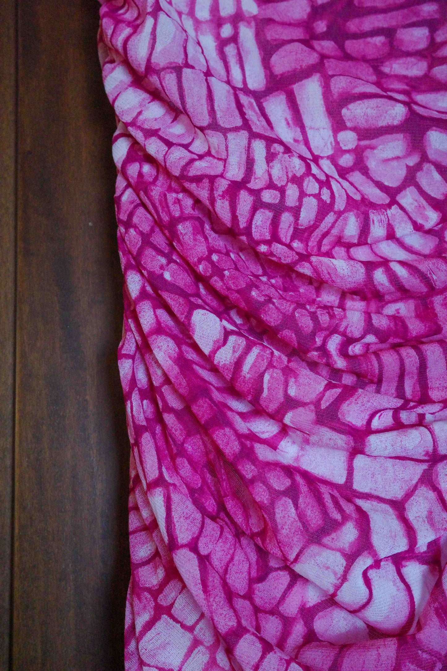 Roberta Scarpa Butterfly Ruched Dress
