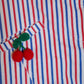 Armani Cherry Pinstripe Skirt