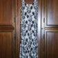 Black Beaded Foliage Gown
