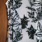 Black Beaded Foliage Gown