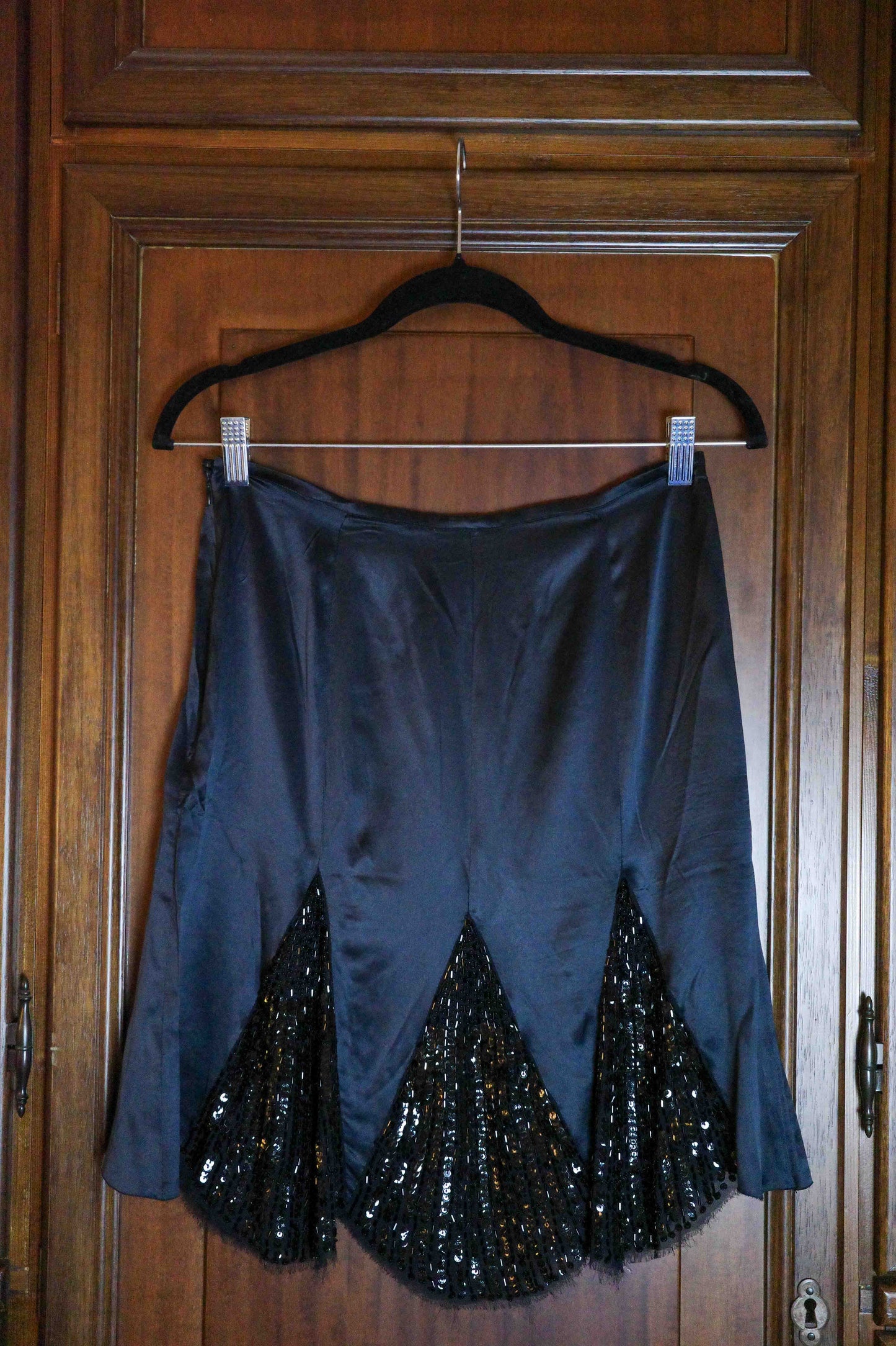 Patrizia Pepe Silk Deco Skirt