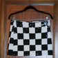Jorando Checkerboard Sequin Skirt