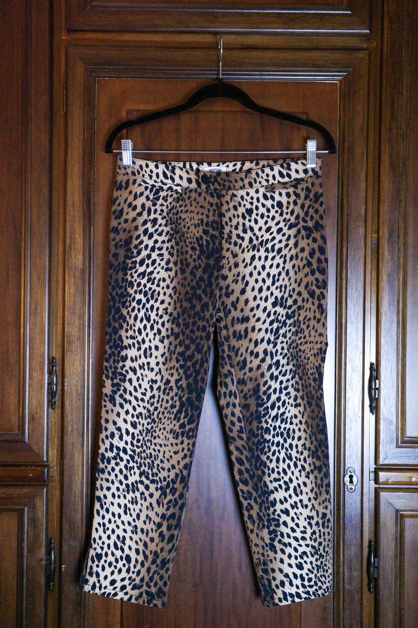 Moschino Leopard Capri Pants