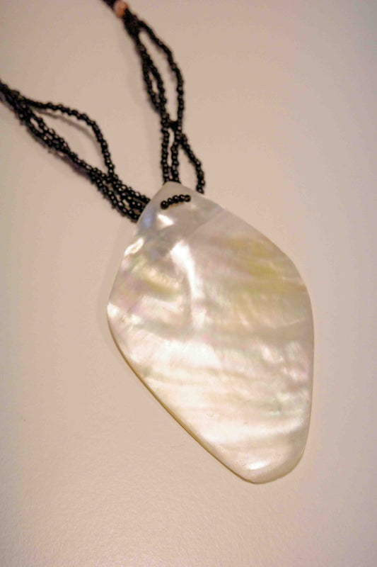 Mother of Pearl Rhombus Necklace