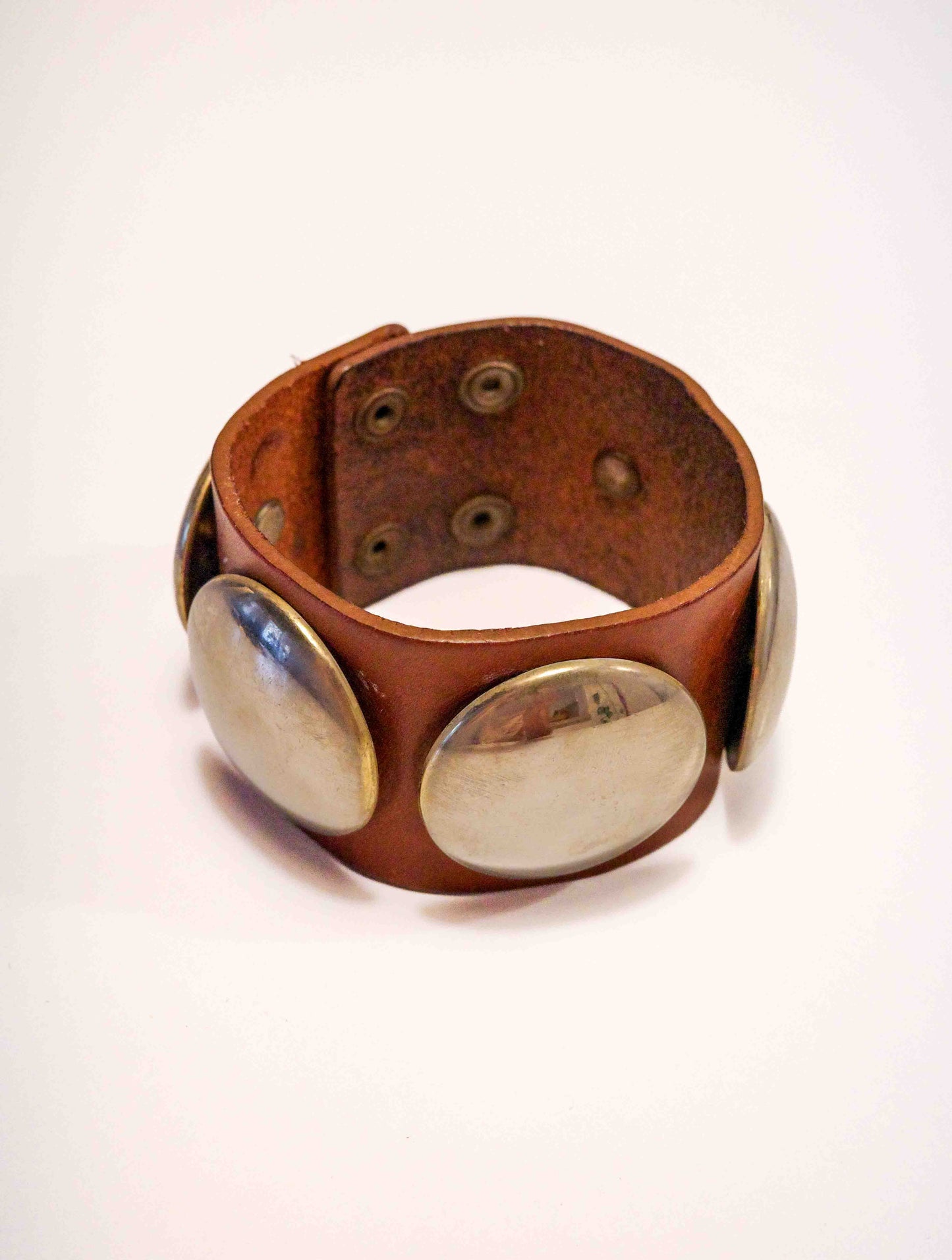 Studded Leather Cuff