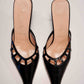 Prada Leather Cage Mules | 37