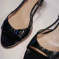 Miu Miu Patent Leather Sling Backs | 37