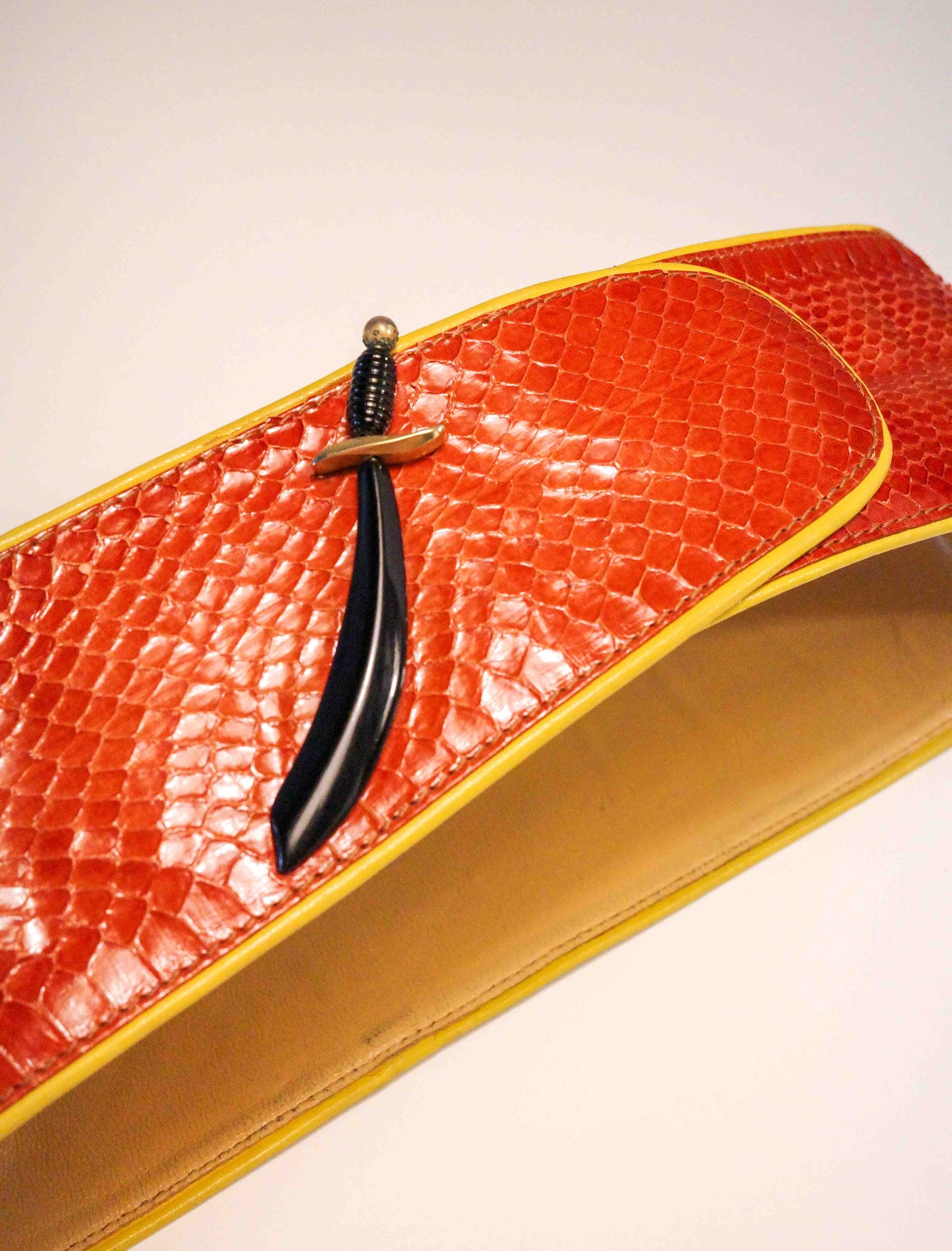 Ugo Correani Snakeskin Belt
