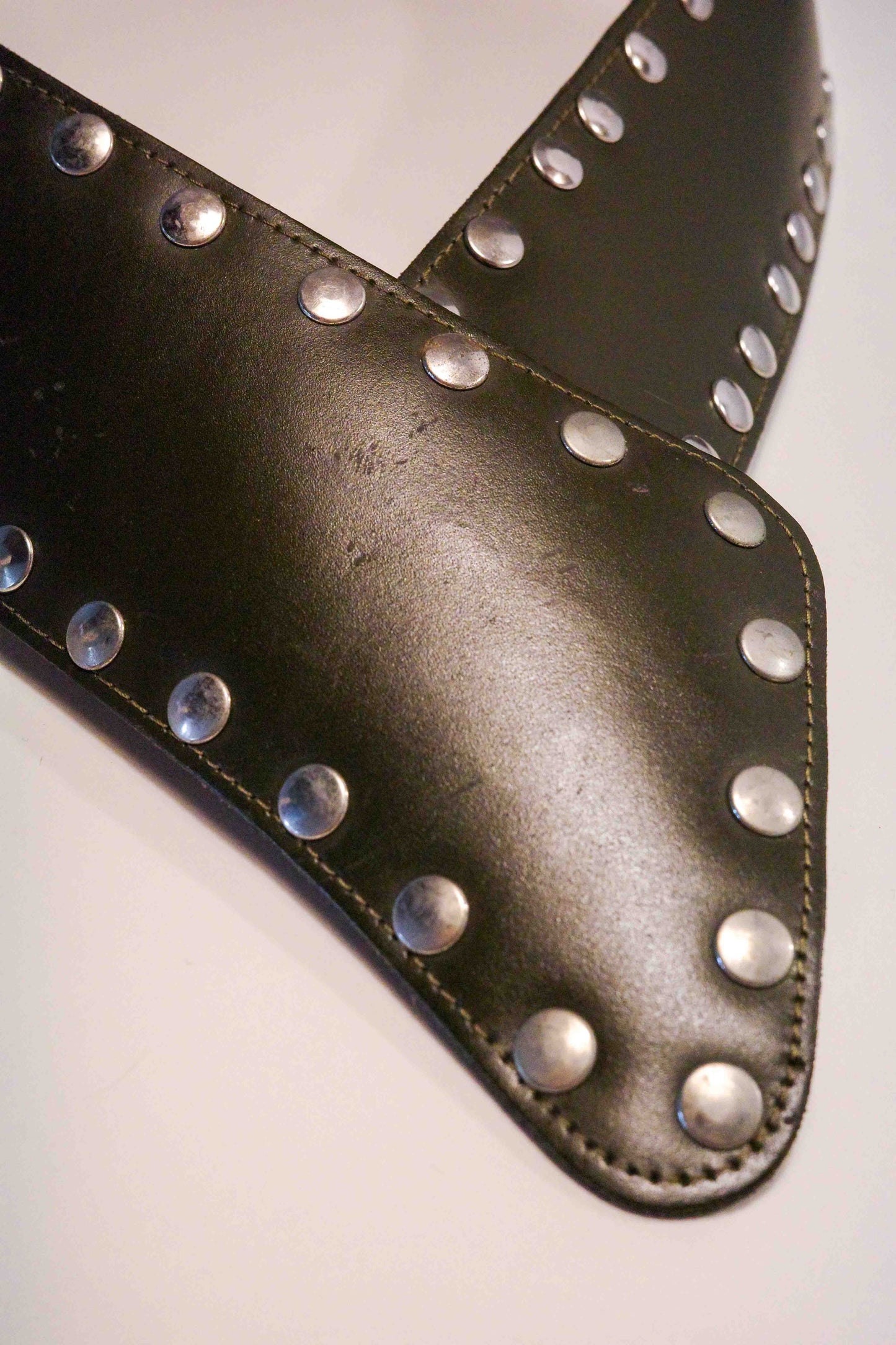 Charcoal Studded Belt