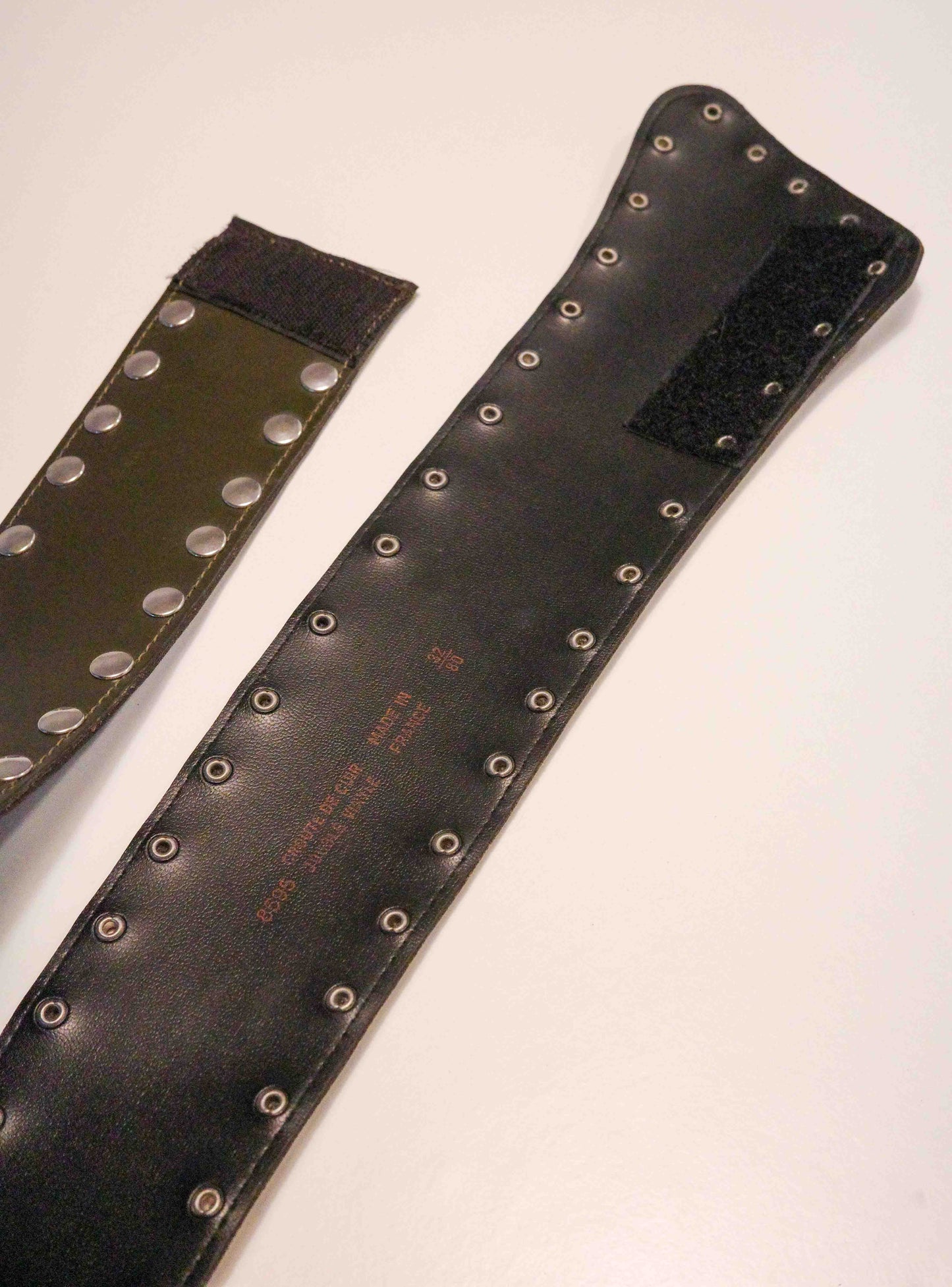 Charcoal Studded Belt
