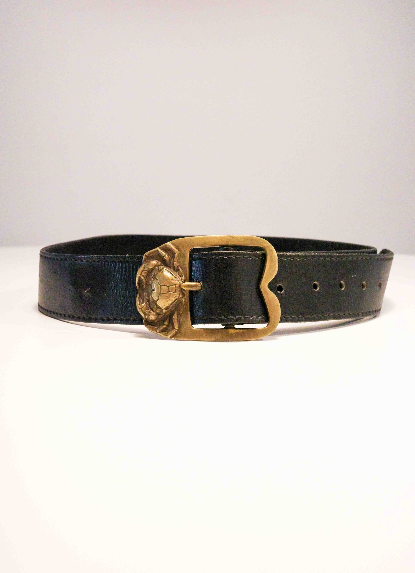 Crustacean Leather Belt