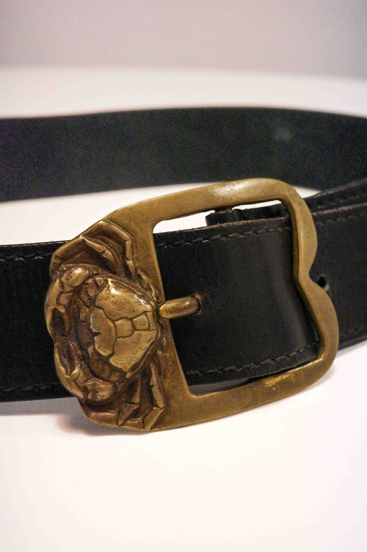 Crustacean Leather Belt