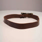 Chocolate Butterfly Leather Belt