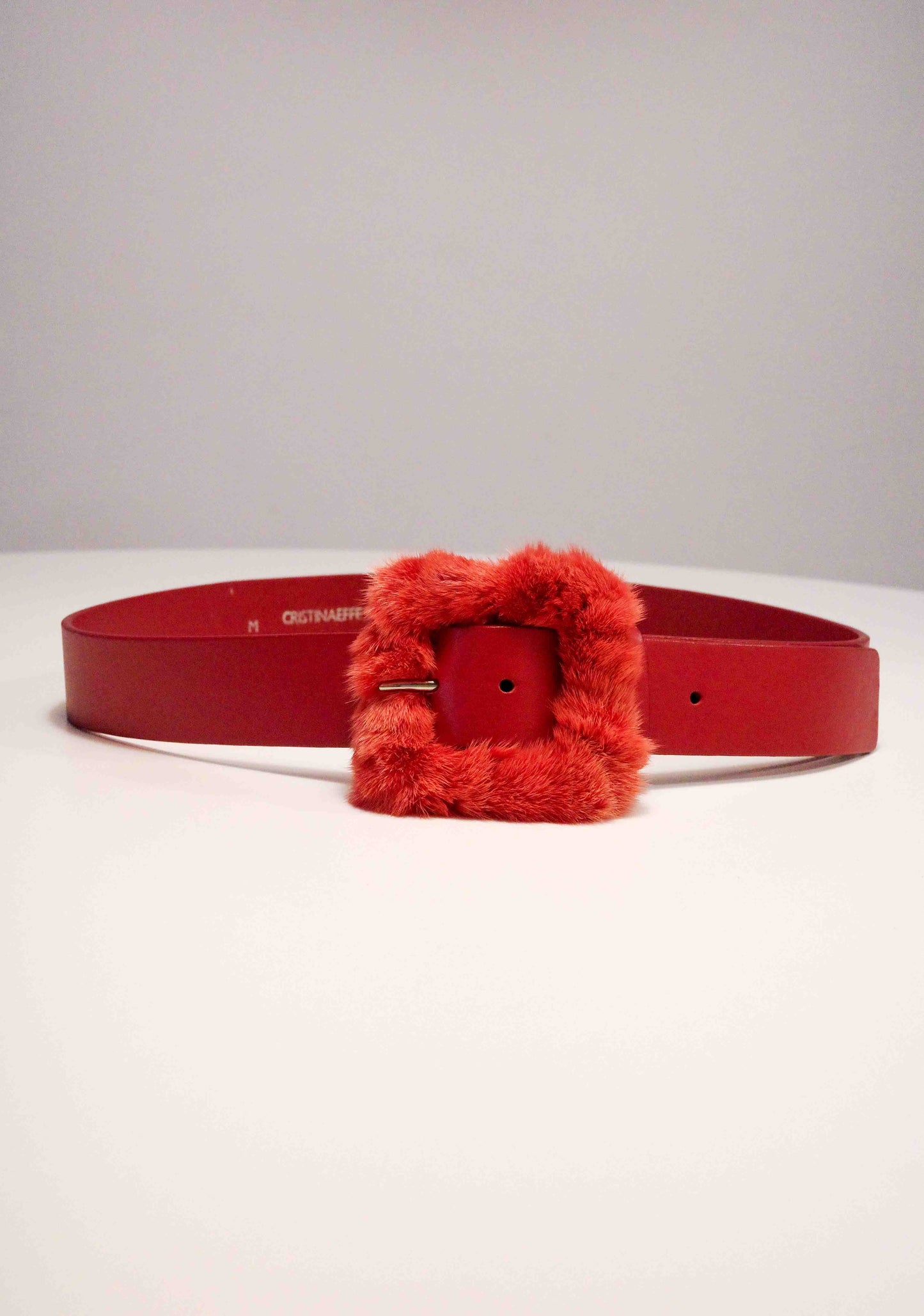 Cristinaeffe Mink Leather Belt
