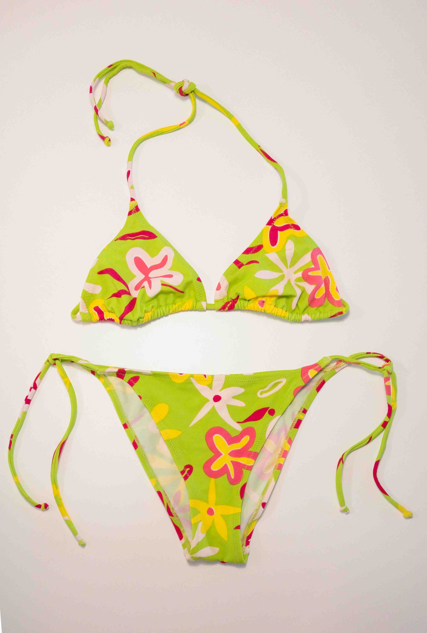 Lime Floral Bikini