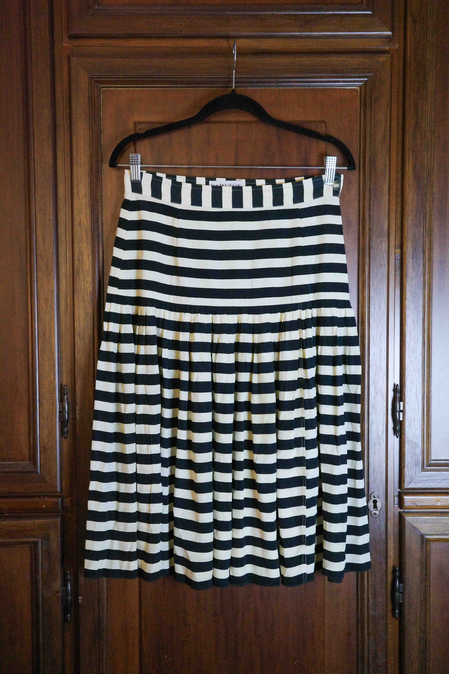 Zebra Stripe Skirt