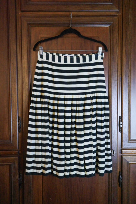 Zebra Stripe Skirt