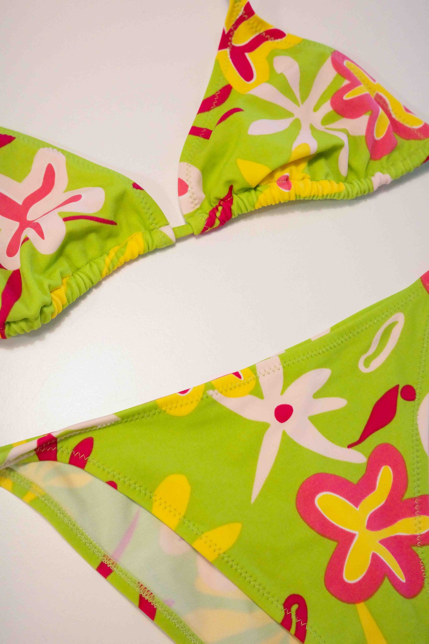 Lime Floral Bikini