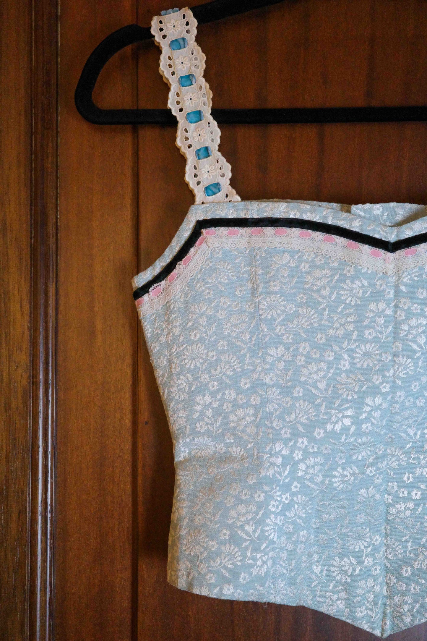 Sky Blue Corset Top