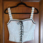 Sky Blue Corset Top