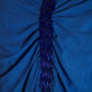 Alberta Anticoli Cobalt Beaded Gown + Stole