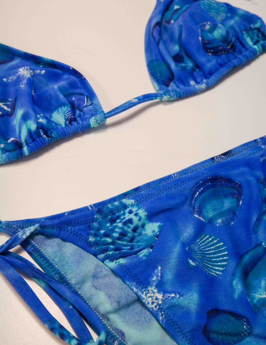 Azure Seashell Bikini
