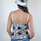 Jeff Galano Embroidered Camisole & Hat