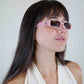 Versace Ballet Rectangular Sunglasses