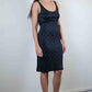 Jean Paul Gaultier Navy Lattice Dress