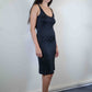 Jean Paul Gaultier Navy Lattice Dress