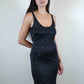 Jean Paul Gaultier Navy Lattice Dress