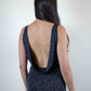 Jean Paul Gaultier Navy Lattice Dress