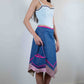 Fornarina Chambray Skirt & Purse