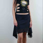 Tunnel Silk Ruffle Skirt