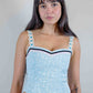 Sky Blue Corset Top
