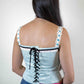 Sky Blue Corset Top