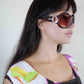 Gucci Taupe Horsebit Mask Sunglasses