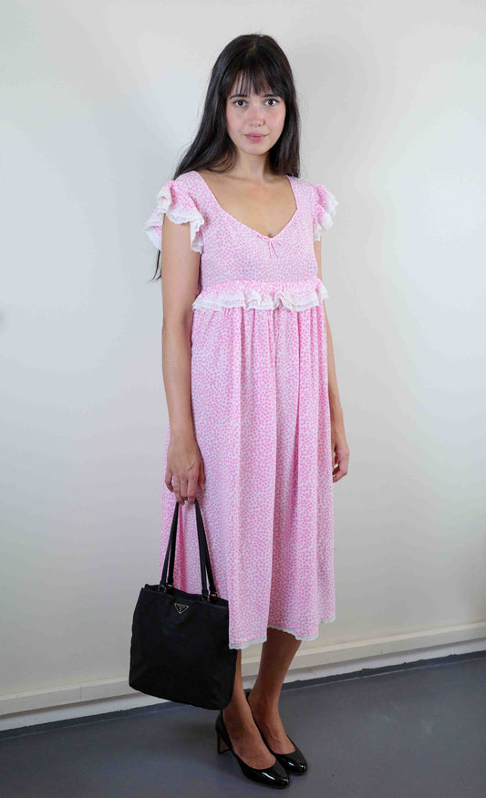 Valentino Silk Starburst Dress